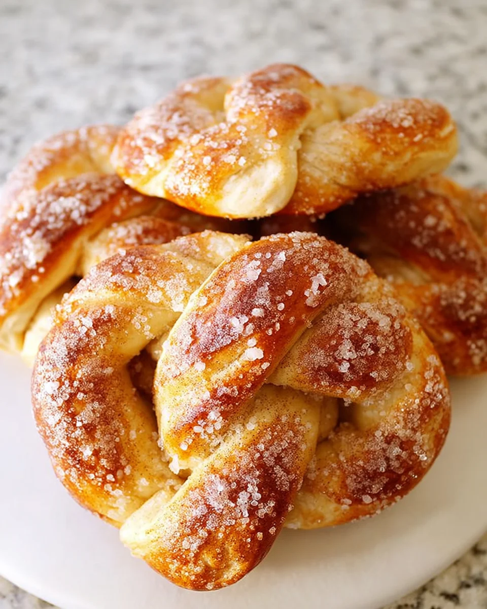 Cinnamon Sugar Soft Pretzels