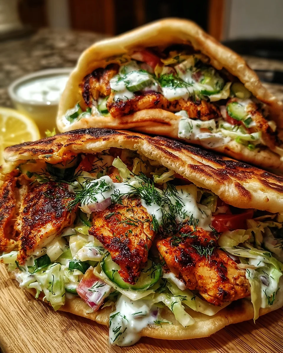 Flavor-Packed Chicken Pitas