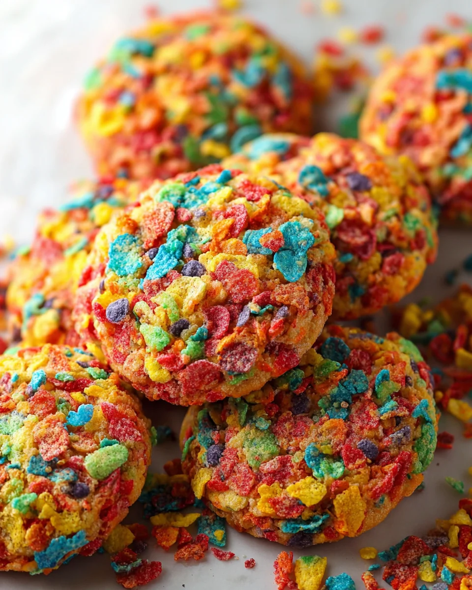 Fruity Pebbles Cookies