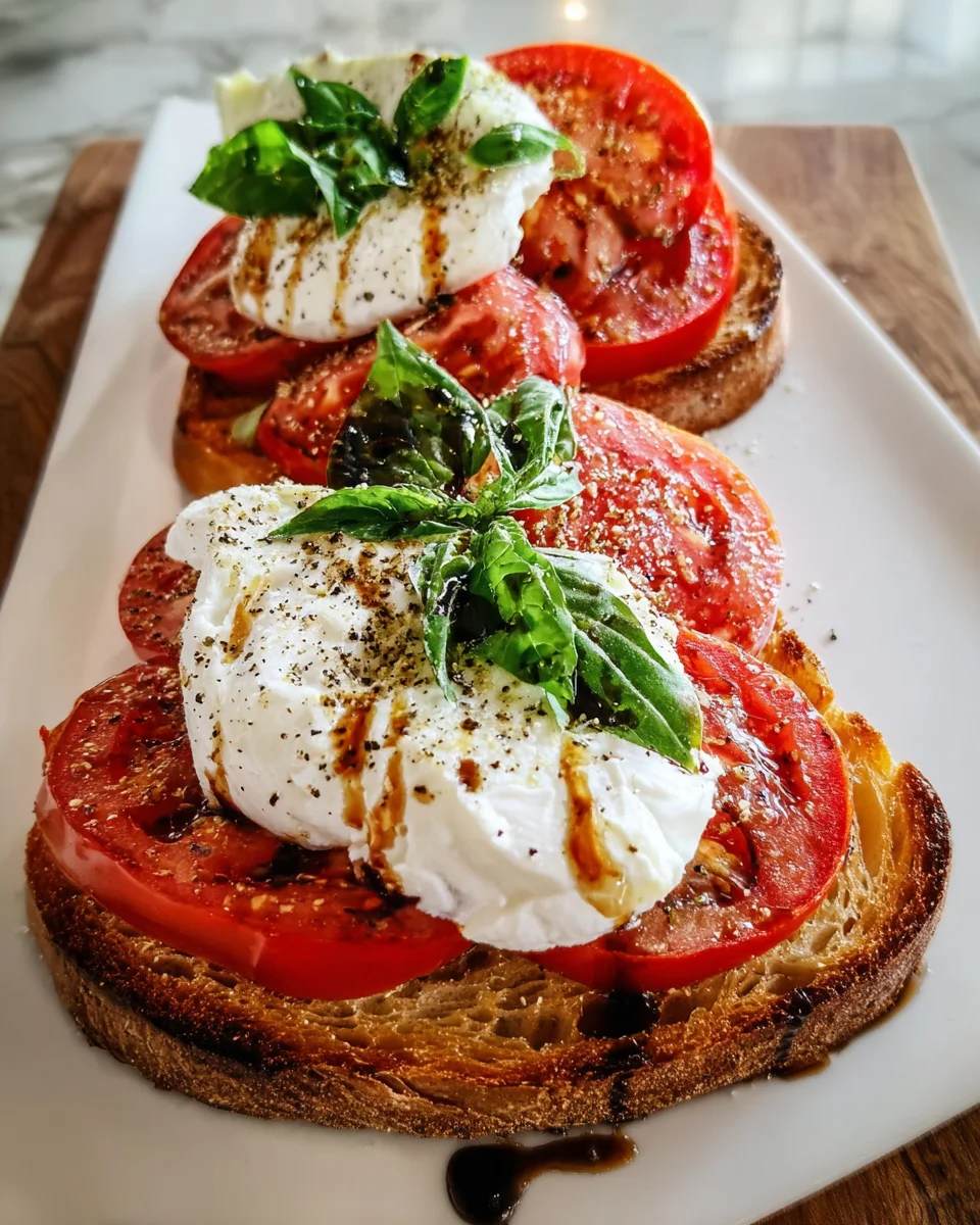 Tomato Burrata Toast