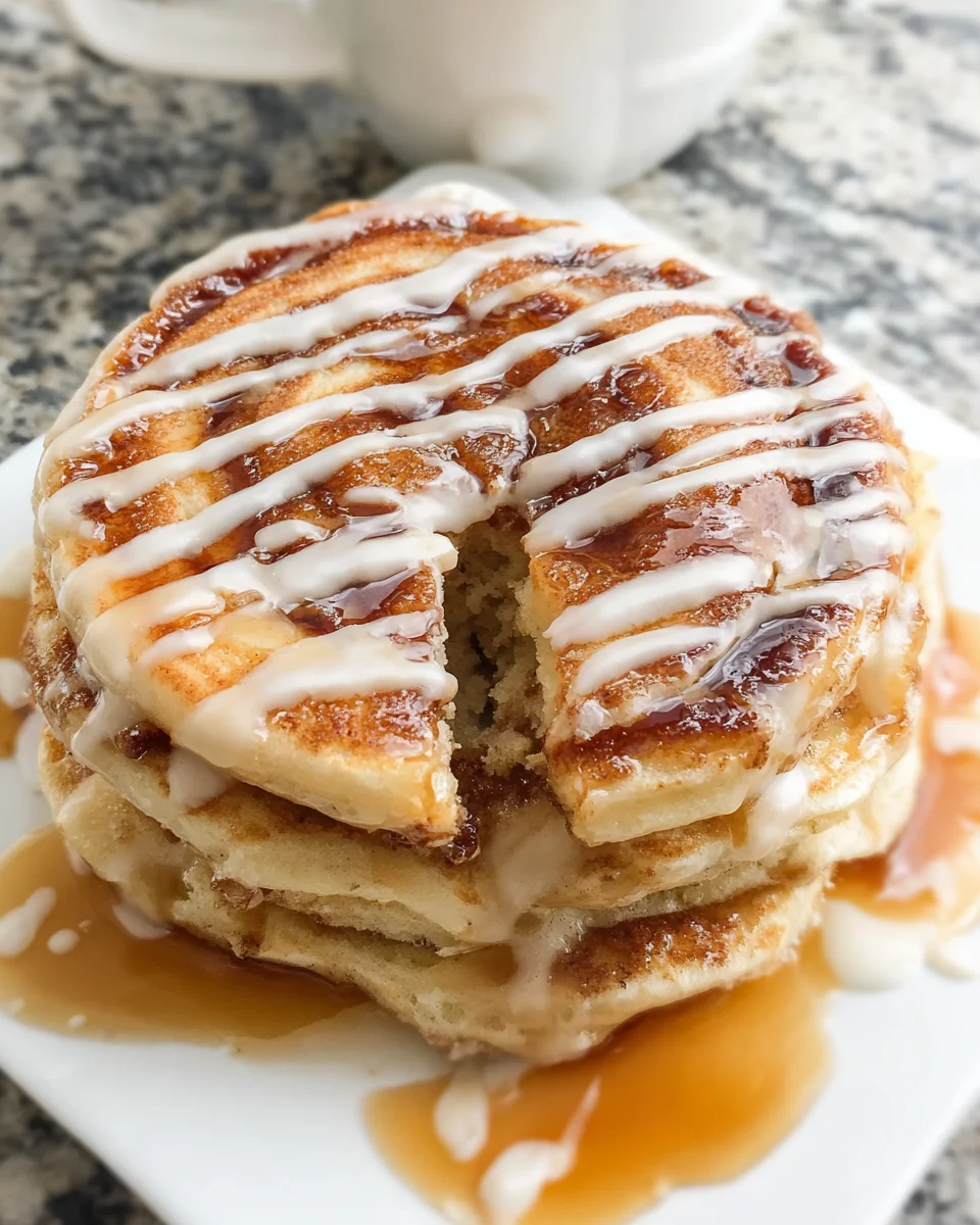 Cinnamon Roll Pancakes
