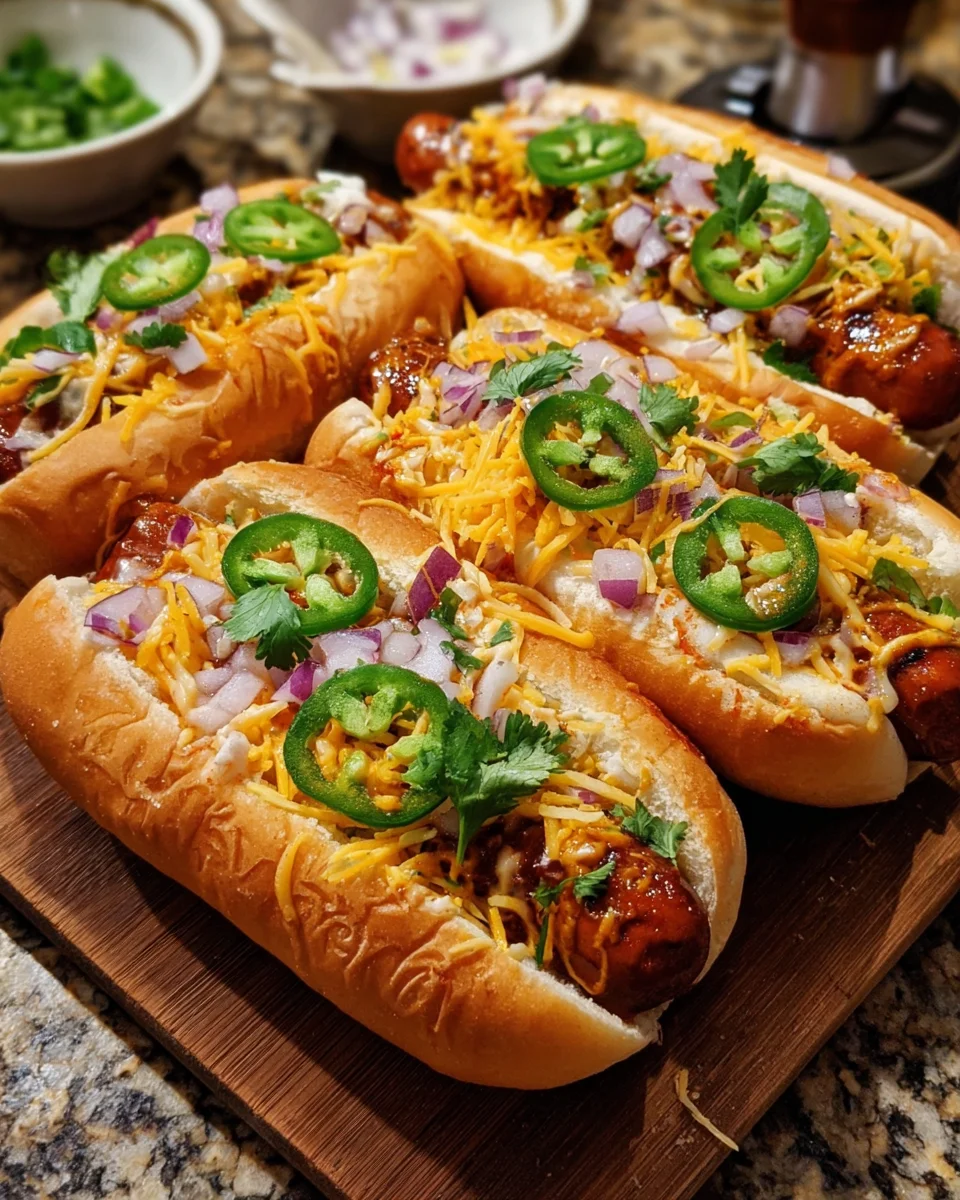 Firecracker Hot Dogs with Sweet & Spicy Kick