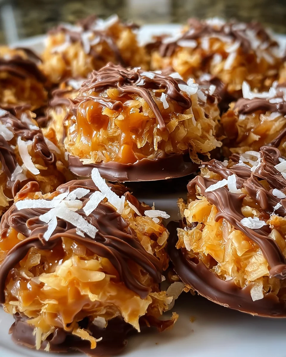 No-Bake Samoa Cookie Bites